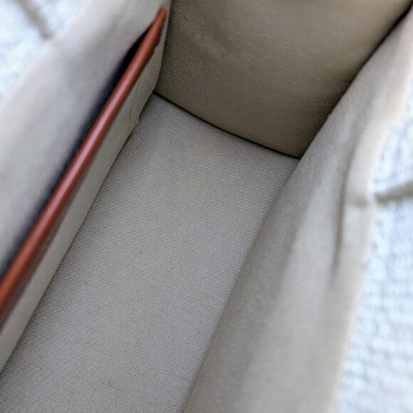 Celine Green Vertical Cabas Triomphe Tote Bag - Picture 11 of 13